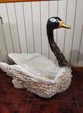 Cisne Decorativo Artesanal Porta Flores – Gran Formato