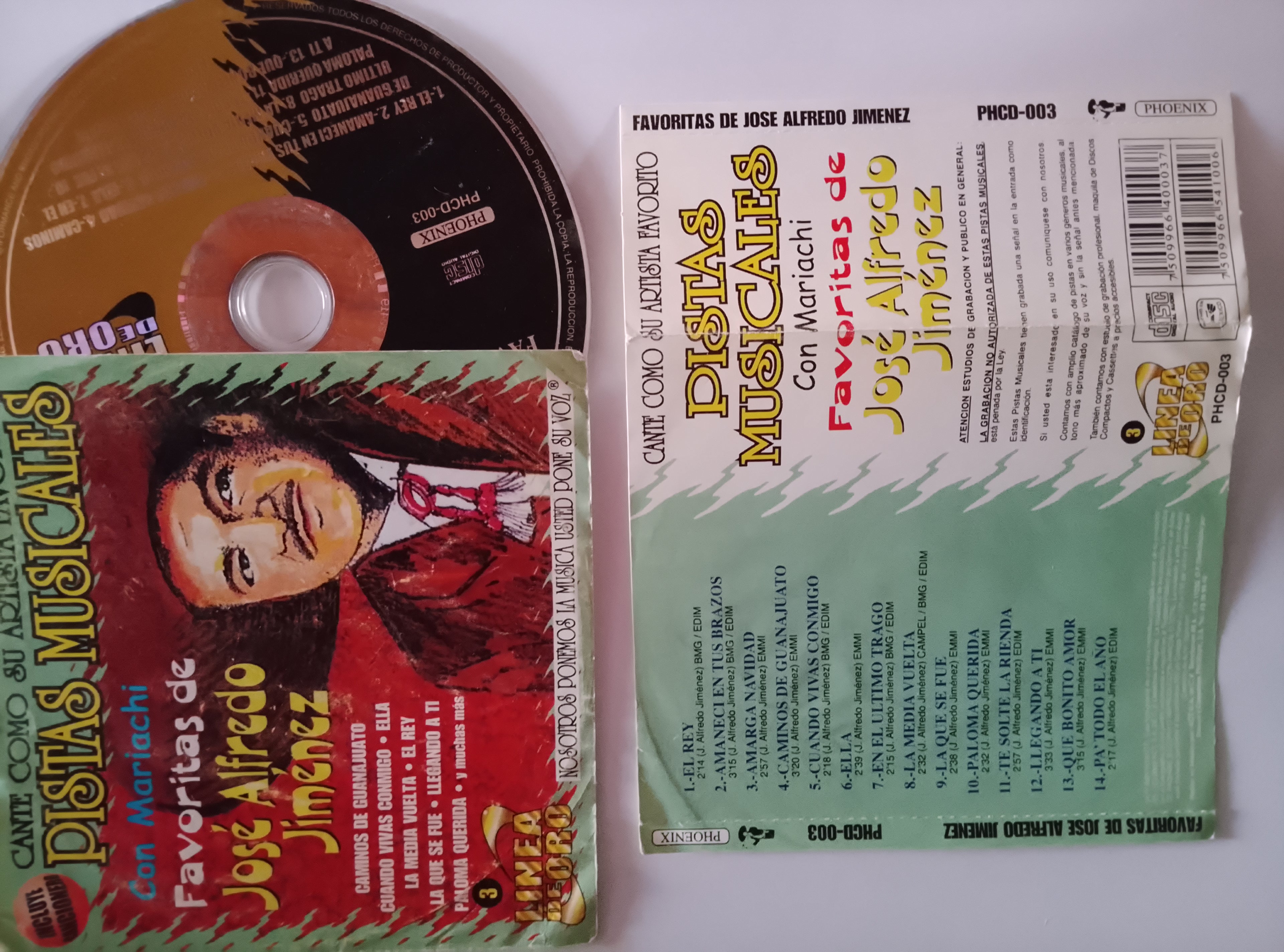 FAVORITAS DEJOSE ALFREDO JIMENEZ